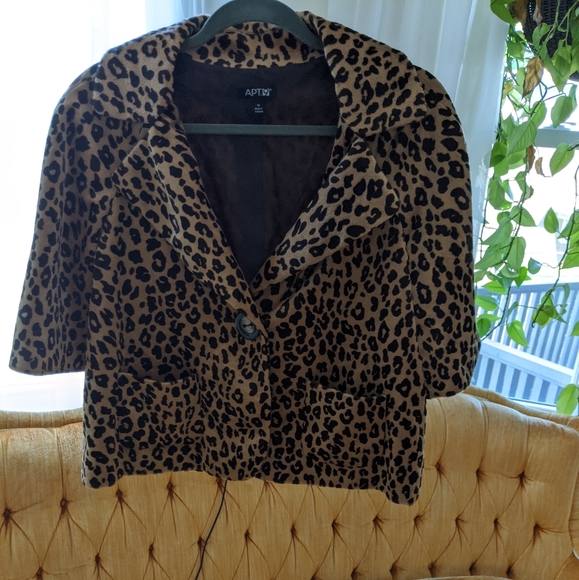 Faux leopard blazer - Picture 5 of 7